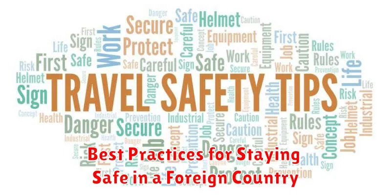 Best Practices for Staying Safe in a Foreign Country