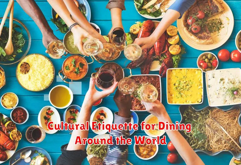 Cultural Etiquette for Dining Around the World