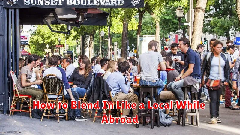 How to Blend In Like a Local While Abroad